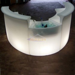 Illuminated resin bar, Ice Bar