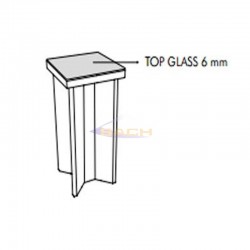 Top glass for X2 table