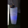 Macetero con luz, Bambu