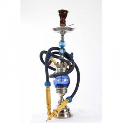 Rotating Arab hookah with two mouths