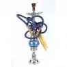 Cachimba árabe giratoria de tres bocas