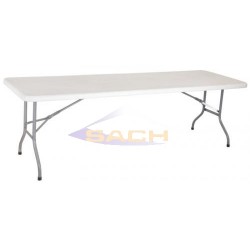Rectangular folding table 200 x 90 cm