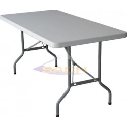 Rectangular folding table 183x76cm