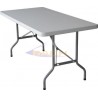 Mesa dobrável retangular 183x76cm