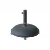 Base de parasol redonda con ruedas