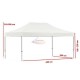 Tenda de Aluminio Dobrável 3x4,5 completa