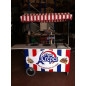 Carrito a gas para crepes