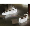 Puff curva con luz