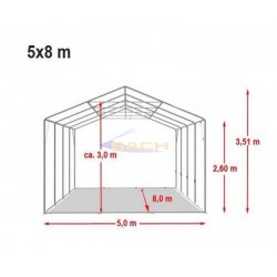 Carpa 5x8 XXL