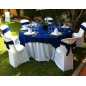 Mantel unicolor redondo 180