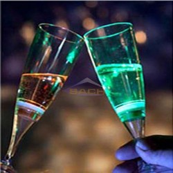  Copas Champagne Luz Led