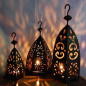 Farol Hexagonal de Hierro para Vela Farol Hexagonal de Hierro para Vela