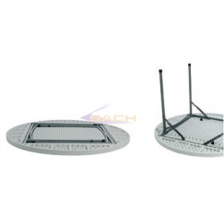 Mesa redonda dobrável 120cm