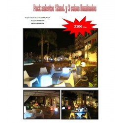 Aluguer mobiliario com luz 