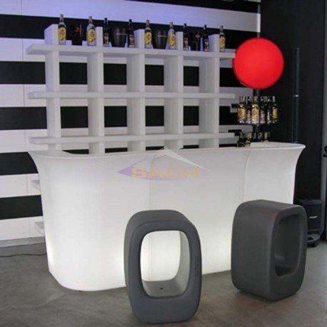 Barra bar recto con led RGB,  Jumbo Bar