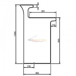 Barra bar con luz Breakbar
