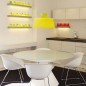 Round illuminated dinner table, Ed I