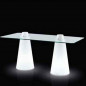 Large rectangular illuminated table, Double Peak Large rectangular illuminated table, Double Peak