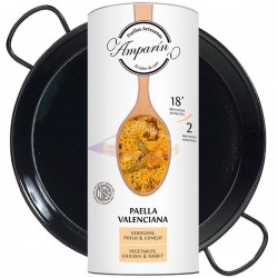 Pack Paella Valenciana esmaltada para vitro