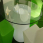 Round illuminated table, Arthur