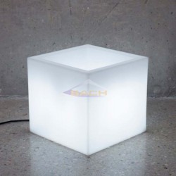 Cubitera cuadrada iluminada