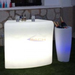 Macetero con luz, Bambu