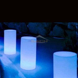 Lámpara columna con luz led, Tuby