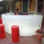 Illuminated curved bar, Ibiza Illuminated curved bar, Ibiza