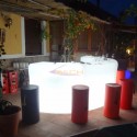 Balcão bar curva com luz, Ibiza