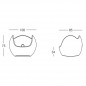 Illuminated armchair, Blos Illuminated armchair, Blos