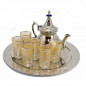Complete Moroccan Arabic tea set
