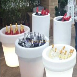 Champañera con luz, Bambu