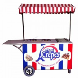 Carrito para crepes