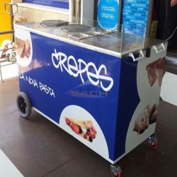 Carrito para crepes