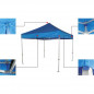 Teto para tenda dobrável