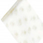 Organza table runner with bright golden decoration