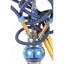 Cachimba árabe giratoria de tres bocas