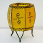 Moroccan goat skin candle holder Moroccan goat skin candle holder