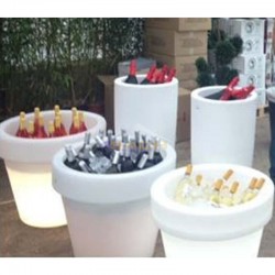 Led resin bottle holder, Magnolia