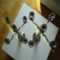 Candelabro 75cm con 5 brazos