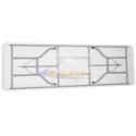 Mesa dobrável retangular 200x90cm