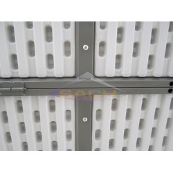 Mesa plegable rectangular