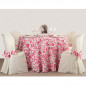 Toalha de mesa redonda com flores 180 Toalha de mesa redonda com flores 180