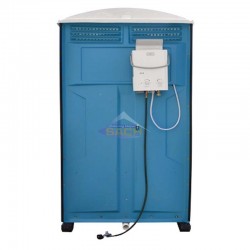 Cabina de ducha móvil con agua caliente