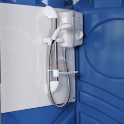 Cabina de ducha móvil con agua caliente