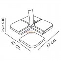 Counter weight for parasol
