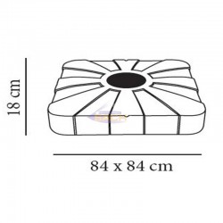 Fillable base on wheels