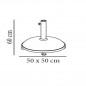 Base redonda para Guarda-sol com rodas Base redonda para Guarda-sol com rodas