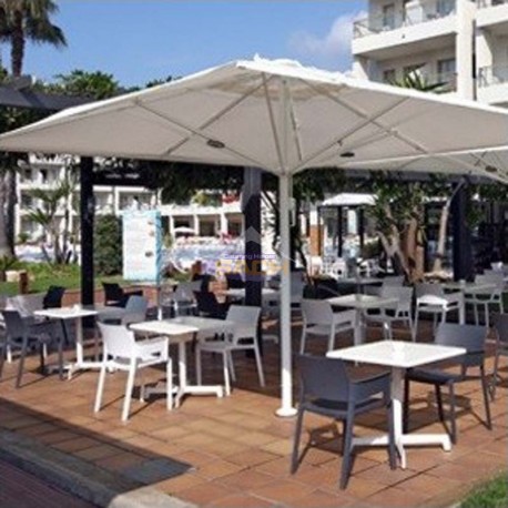 Square professional sunshade 4x4m
