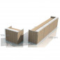 Demountable wooden bar